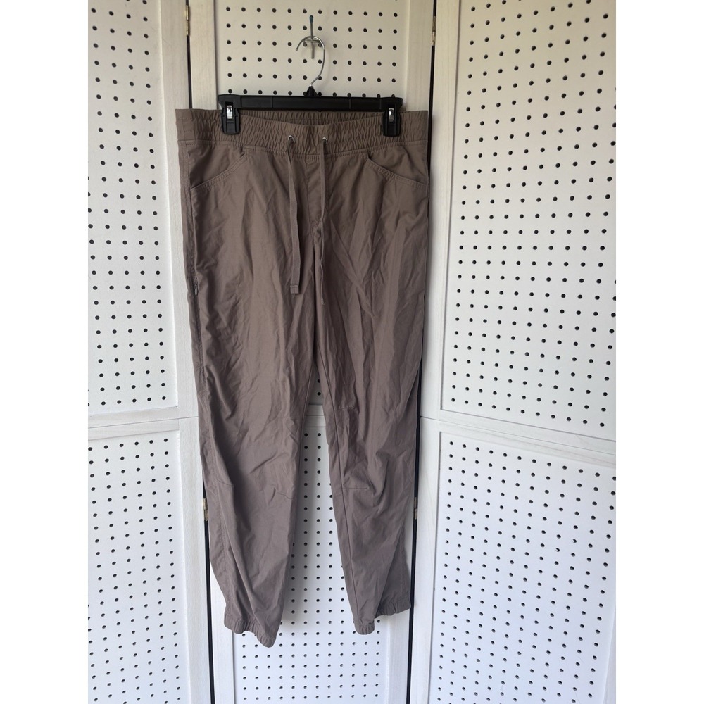 Eddie Bauer Women's 8 Pull On Cotton Nylon Stretch Jogger Pants Drawstring